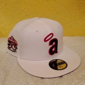 New Era 59Fifty California Angels Fitted Hat Size 7 5/8 "35 Anniversary"